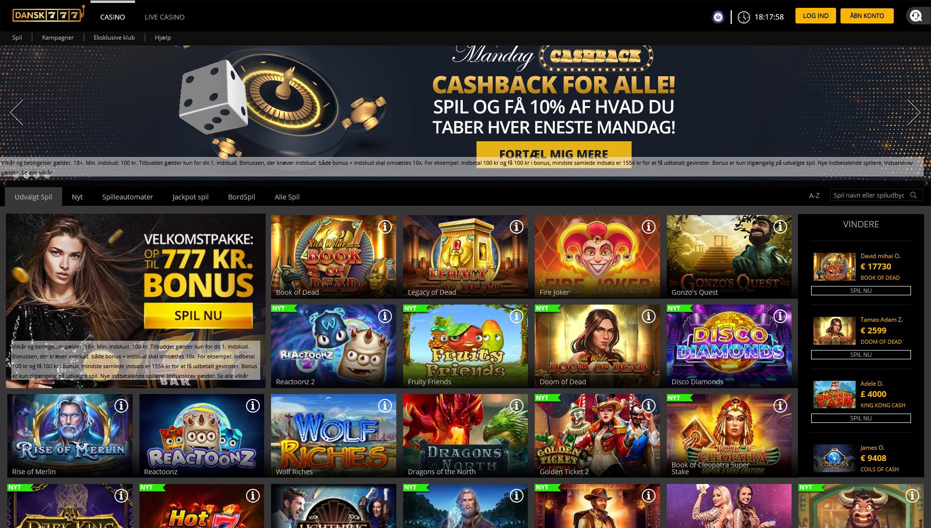 Dansk777 Casino: Grab Your 777 DKK Welcome Bonus Now!